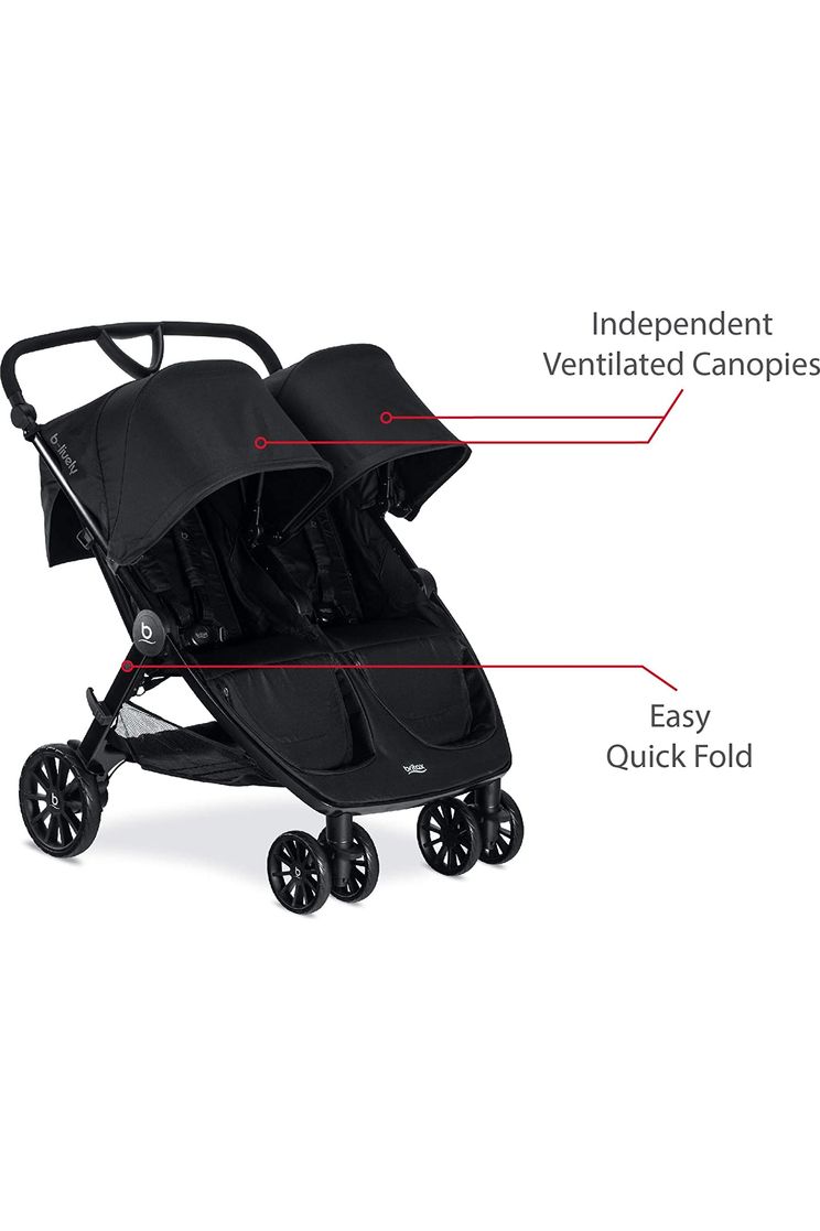 coche doble britax Carriola Doble Britax B-LIVELY – La Bodega del Bebé
