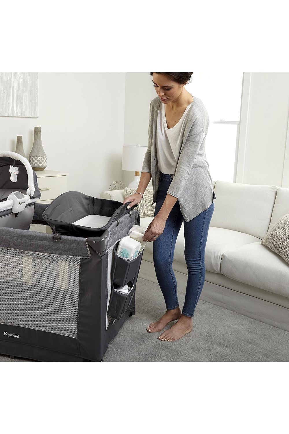 Cuna Corral Ingenuity DREAM COMFORT SMART AND SIMPLE PLAYARD La